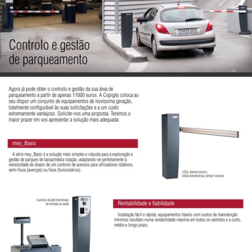 Flyer Gestão de Parques Meypar - Copiges